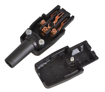 IEC In-Line Female Plug - Kettle Plug With Easy Internal Screw connectors